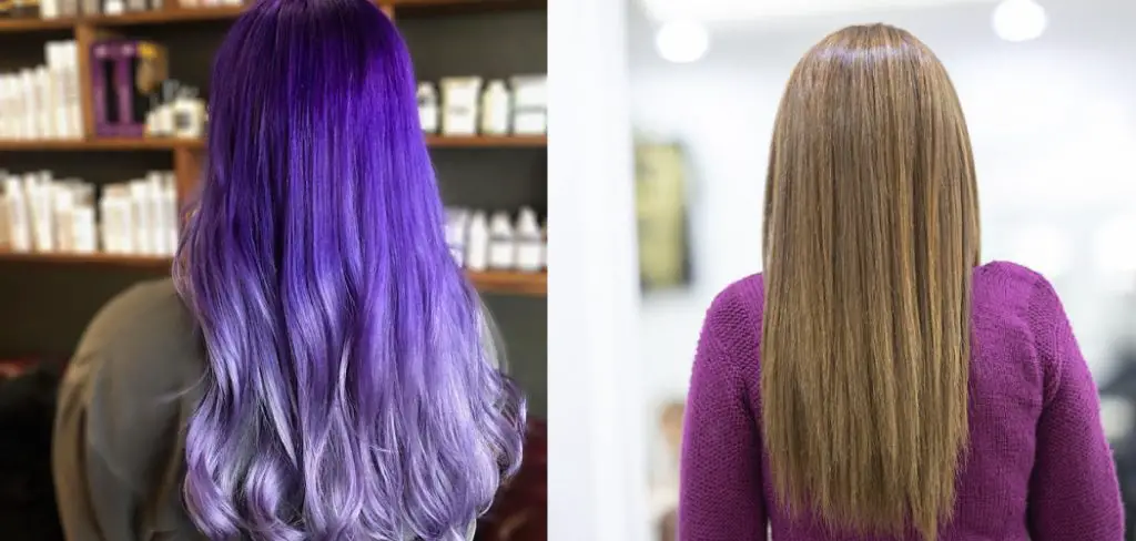 How to Go from Purple to Brown Hair